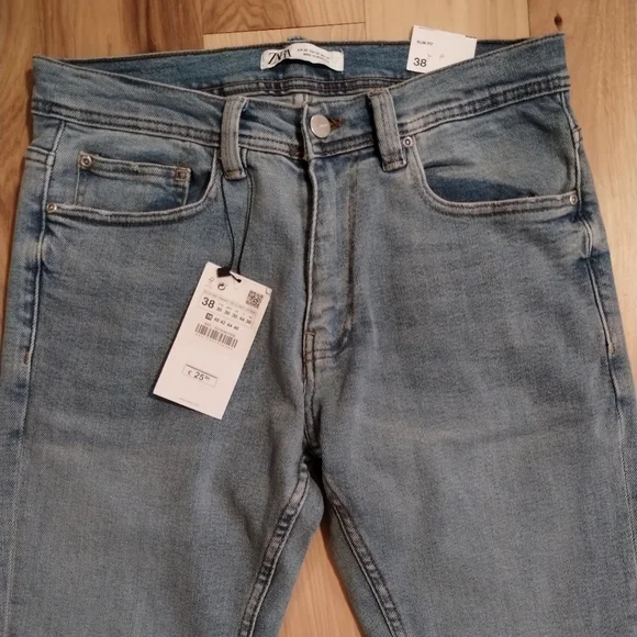 NWT Zara slim fit jeans women's US size 30 - Picture 2 of 15